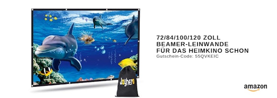 20% rabatt 72/84/100/120 Zoll Beamer-Leinwand für das Heimkino