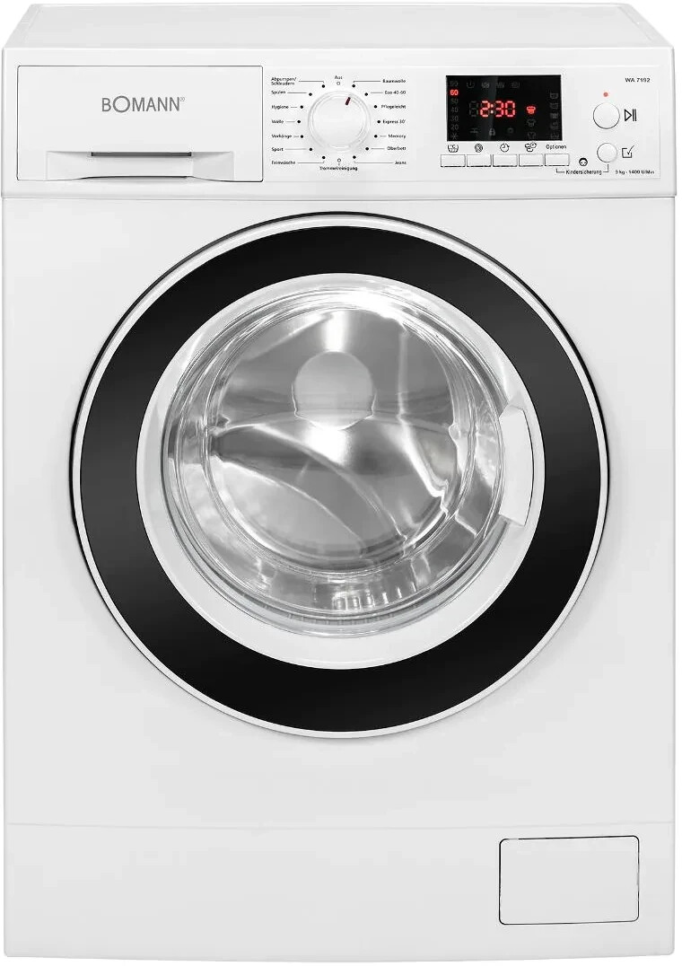 181,55€ auf Bomann Frontlader Waschmaschine WA 7192 sparen