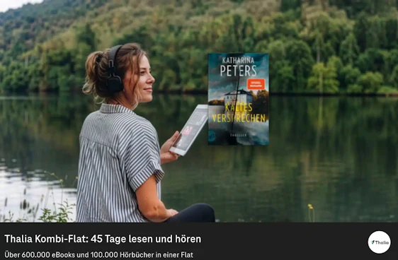 Magenta Moments: Thalia Kombi-Flat: 45 Tage lesen und hören (statt 30 Tage)
