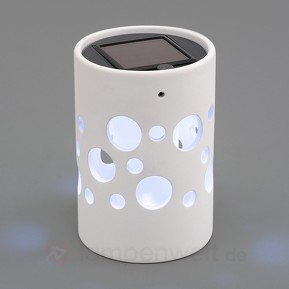 weiße LED-Solarleuchte NEW GENOVA für 8,9€