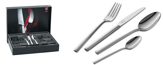Amazon Zwilling Besteck-Sale - z.B. Zwilling Soho 18/10 Menüset 68 tlg. für 130€