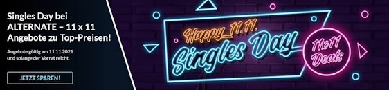 Singles Day bei Alternate! Bis zu 40% Rabatt auf ausgewählte Artikel - z.B. OMEN 15-ek1167ng für 1.099€