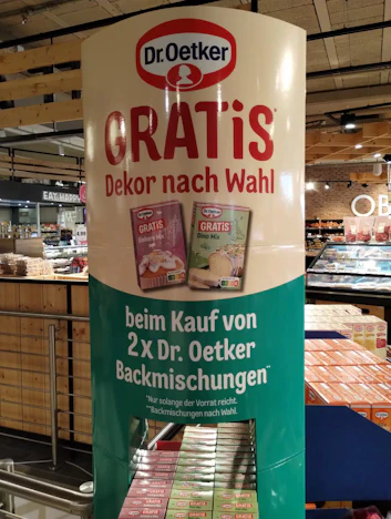 Dr. Oetker: Bei Kauf von 2 Backmischungen 1 Packung Dekor gratis lokal (nur?) bei Edeka