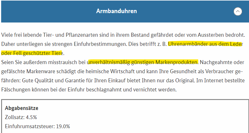 Armbanduhren_zoll Armbanduhren_zoll