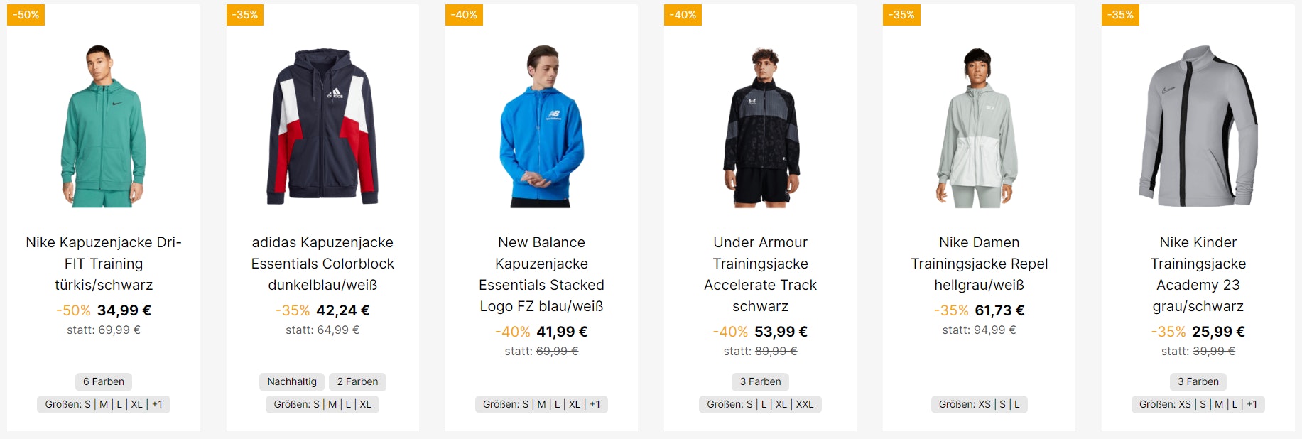 Geomix Aktion auf Jacken