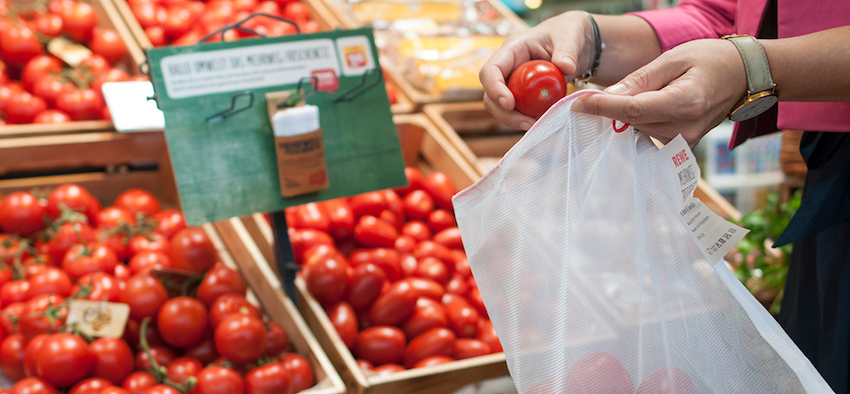 Mehrweg statt Plastik » Rewe führt "Frischenetz" ein