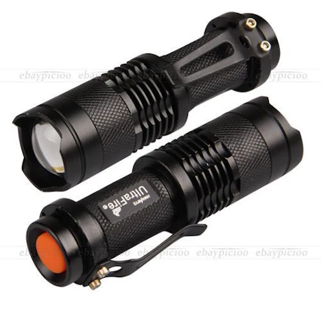 300LM 7W CREE Q5 LED Taschenlampe für 4,72€ inkl. Porto