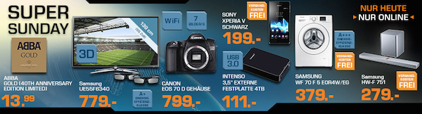 Saturn Super Sunday am 1.06. - z.B. Samsung HW-F 751 Soundbar für 279€