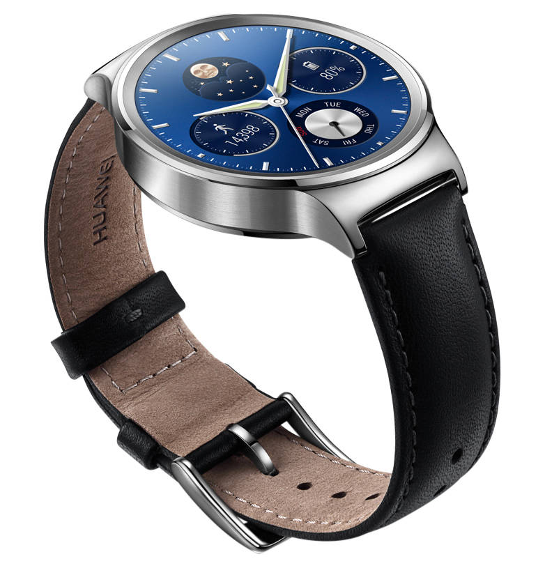 Huawei W1 Classic für 174€ – Smartwatch mit Lederarmband