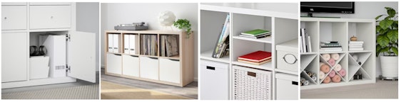 Ikea: verschiedene Einsätze für Kallax-Regal ab 10€ - z.B.: Vitrinentüreinsatz aus Glas für 25€