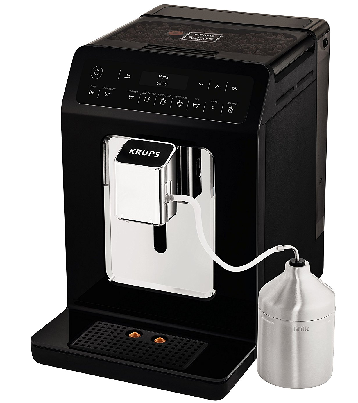 Krups Evidence EA8938 für 470€ - Kaffeevollautomat mit Kegelmahlwerk und 2,1l Tank