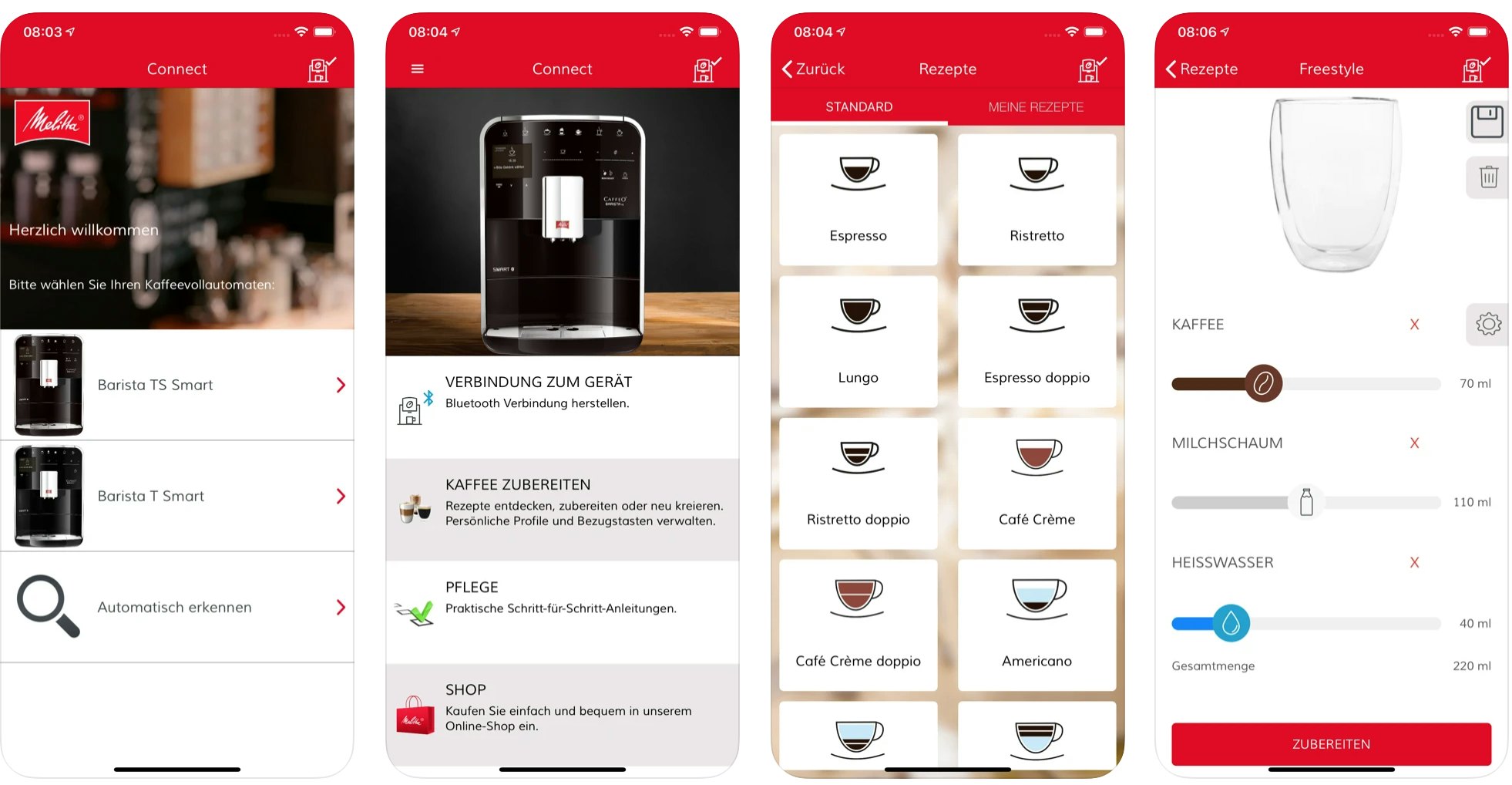 Kaffeevollautomat Test Melitta Barista TS Smart