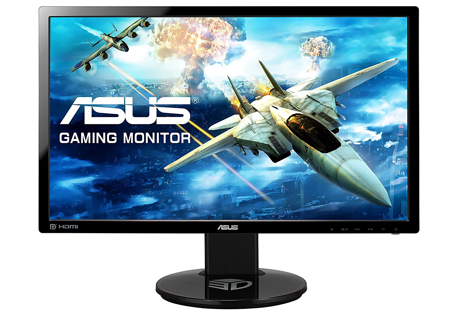 Asus VG248QE für 220€ - 24'' Monitor mit FHD, TN-Display, 3D Vision 2, 144Hz und 1ms Reaktionszeit