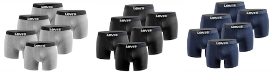Levi's Back In Session 9-pack für 49€ – Boxer-Briefs mit Farb- & Größenauswahl