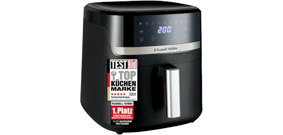 Einfach und schnell frittieren für die ganze Familie! 🍟 Russell Hobbs Rapid AirFryer XXL (8,3L) für 53€ 🍗