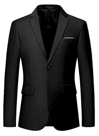 Herren Anzugjacke Slim fit einfarbig Modern Sakko in 9 Farben