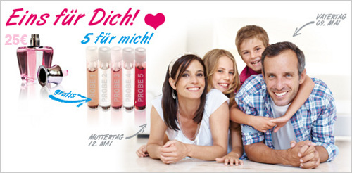 5 kostenlose Parfümproben bei Pieper bekommen