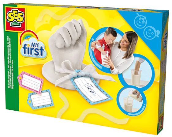 Amazon Plus Produkt - SES creative 14423 - 3D Handabdruck My First, Kinder Bastelset, gelb 6,49 Euro