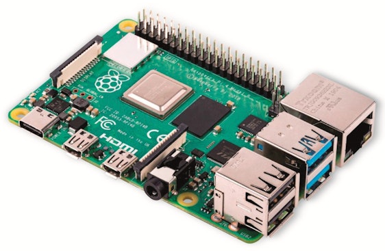 Raspberry Pi 4 Model B 4GB für 48€ - Quad core-Einplatinencomputer mit 1.500Hz