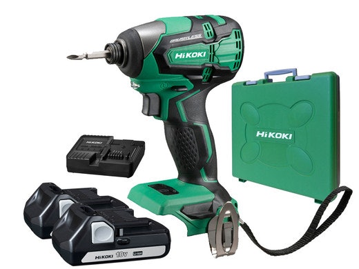 Nur heute! Hikoki Schlagschrauber WH18DBSLW4Z für 156€ - inkl. 2 x 1,5-Ah-Akkus & Ladegerät, 18V