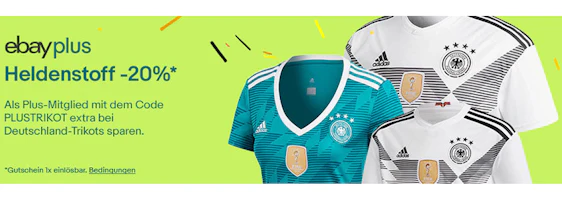 20% Rabatt auf DFB-Trikots 2018 - z. B. Adidas Herren-Heimtrikot 48€