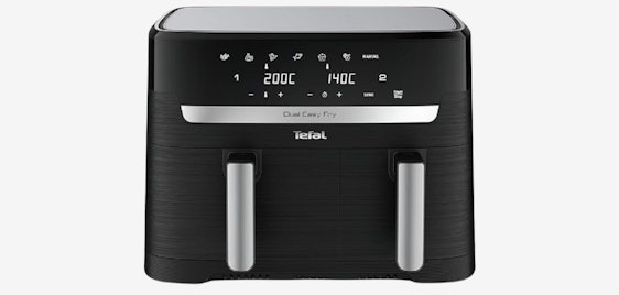Tefal EY9018 Dual Easy Fry für 130€ - Doppelkammer-Heißluftfritteuse | 5,2/3,1 L Fassungsvermögen