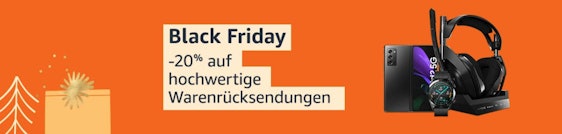 Amazon Warehouse Deals zum Black Friday » 20% Extra-Rabatt auf über 20.000 Artikel 🤩
