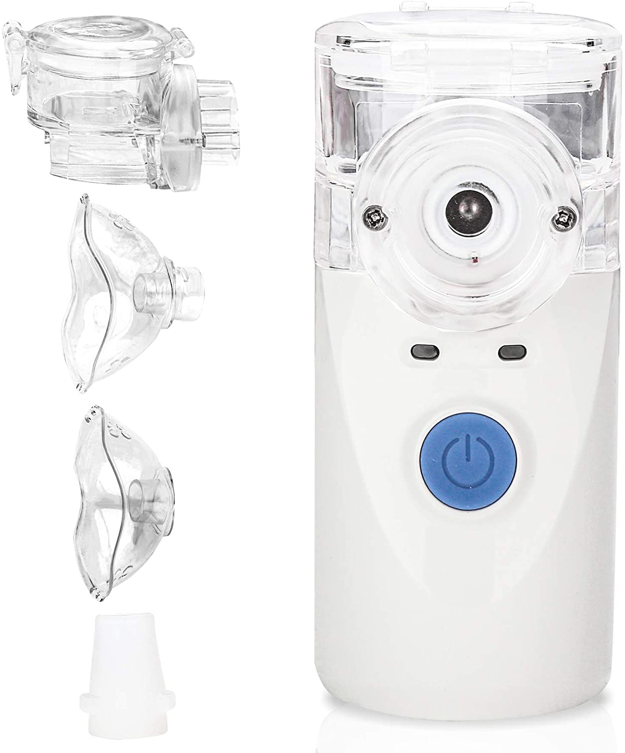 Hengda Inhalator Vernebler Set mit Mundstück und Maske, Wiederverwendbar