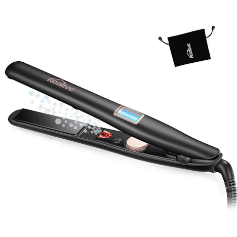 Haarglätter Temperatur Einstellbar 130-230 C mit LCD-Display für 17,99€