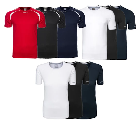 CRAFT Sportshirts in verschiedenen Modellen für 5,46 EUR inkl. Versand