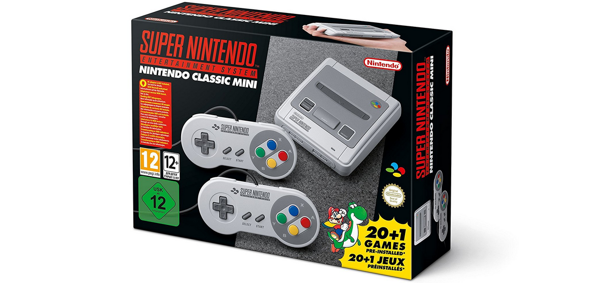 SNES Classic Mini für 58€ - Retro-Konsole mit 21 vorinstallierten Spielen 🎮