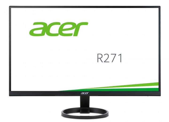 Acer R271bmid für 199€ - 27" Full HD Monitor mit IPS-Panel, DVI und HDMI