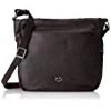 GERRY WEBER Damen Andalucia Shoulderbag Mvz Schultertasche, Braun (Dark Brown), 9,5x25x26 cm