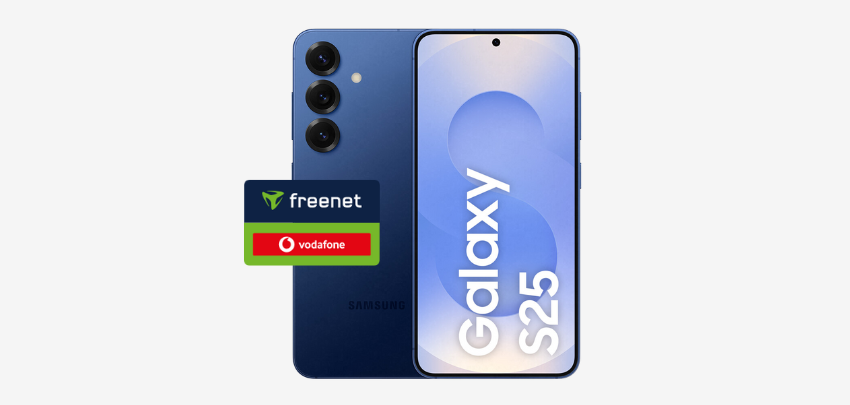 Effektiv GRATIS + 148€ Ersparnis 🤙🎊 Samsung Galaxy S25 (256GB) mit 20GB Vodafone-Flat