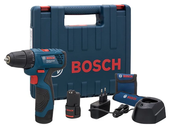 BOSCH Akku-Bohrschrauber »GSR 120 LI«, inkl. 2 Akkus 1,5 Ah, 12 V, mit Bit- und Bohrerset für nur 104,94 EUR inkl. VSK