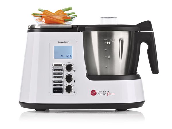 SILVERCREST® Küchenmaschine Monsieur Cuisine Édition Plus SKMK 1200 C3 für 149,- EUR inkl. VSK
