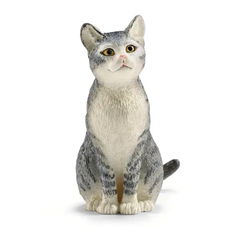 Schleich Farm World Katze sitzend Spielfigur für 2,99€ (statt 3,49€)