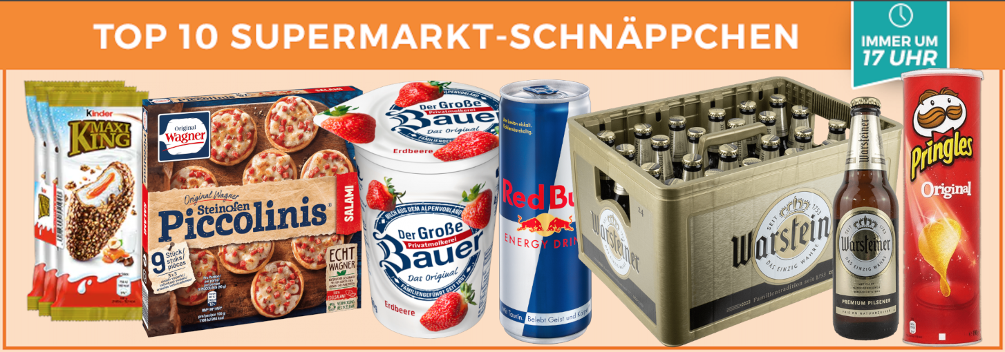 Top 10 Supermarkt-Schnäppchen der KW 26 🛒 - z.B. 3 x Kinder Maxi King für 0,99€