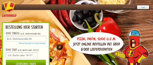 5€ Lieferheld Gutschein ab 10€ für Neukunden