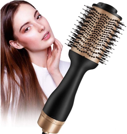 Haartrockner Warmluftbürste mit Negativer Lonic