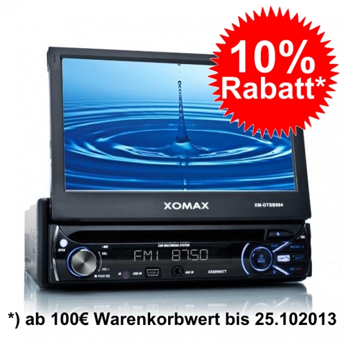 10% Rabatt auf alle Artikel bei Autoradio24.com/de