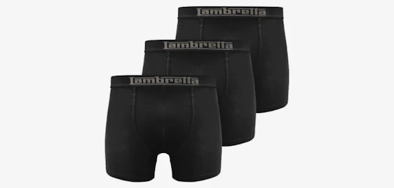3x Lambretta Retro Boxershorts für 8,88€ + Versand - in Schwarz, Gr. S - 2XL
