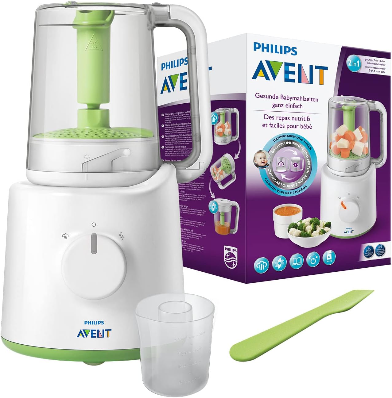Philips Avent SCF870/20 für 116€ - gesunder Babynahrungszubereiter mit 400 Watt Leistung 