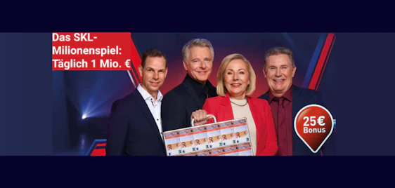 🎉 SKL Millionenspiel: Losanteile mit 25€ Bonus sichern!