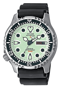 Citizen Promaster Diver NY0040-09W für 160€ - Automatikuhr, wasserdicht bis 20 Bar, leuchtendes Zifferblatt
