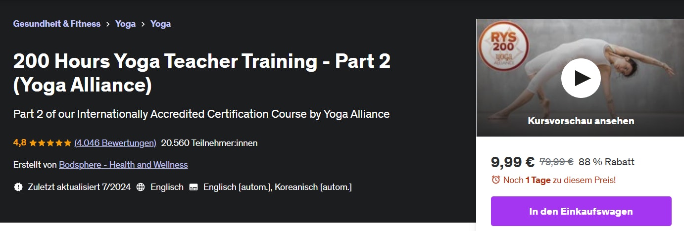 Yoga Lehrer:in werden