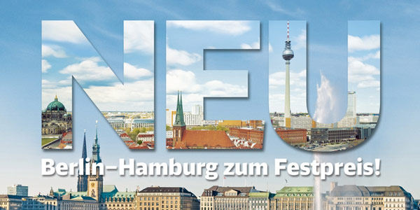 Bahn macht Fernbussen Konkurrenz - Berlin-Hamburg für 29,90€ 