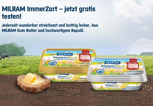 Milram ImmerZart gratis testen