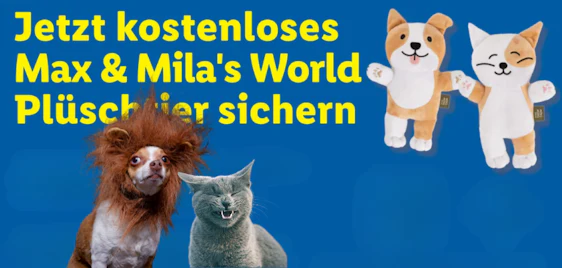 🐶 GRATIS Kuscheltier für Hund & Katz' bei Lidl