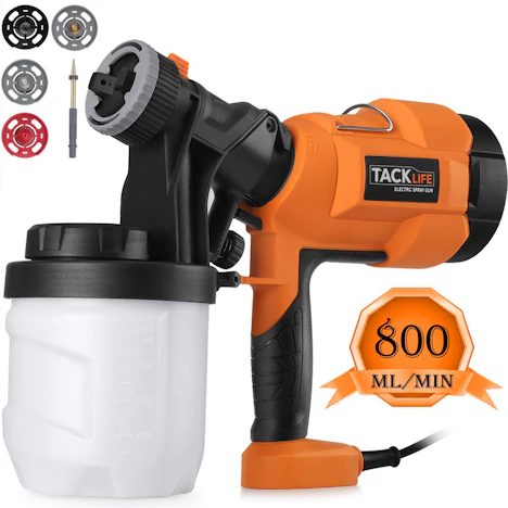 Farbsprühsystem 800ml/min, Sprühpistole mit einstellbarer Strömungssteuerknopf